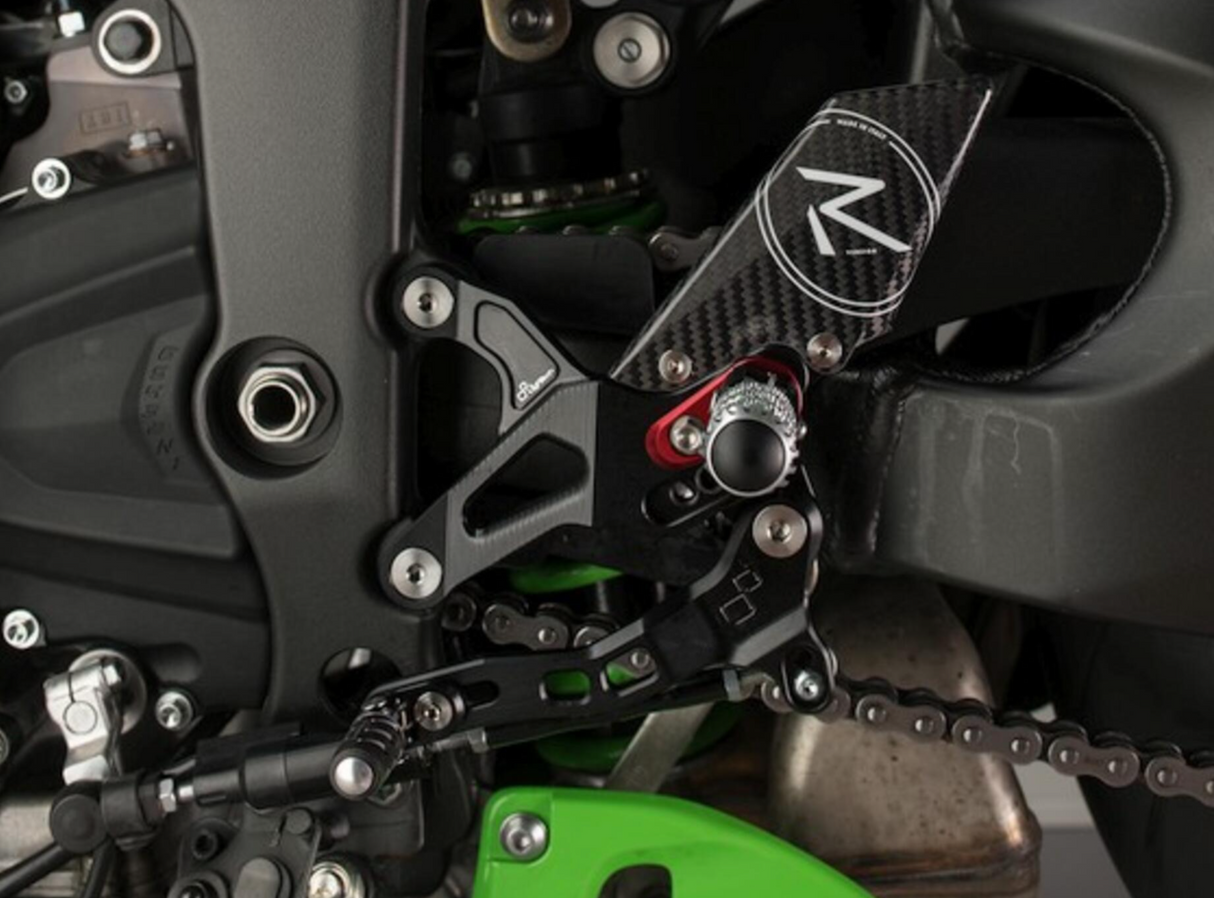 LighTech R Series Adjustable Rearsets (Kawasaki Ninja ZX6R)