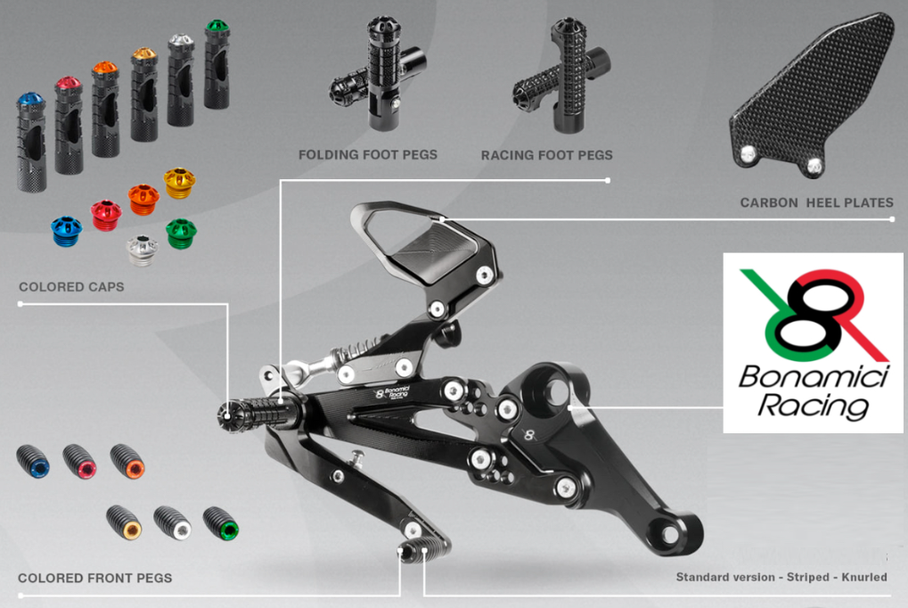 Bonamici Adjustable Rearsets (BMW S1000RR/M1000RR)