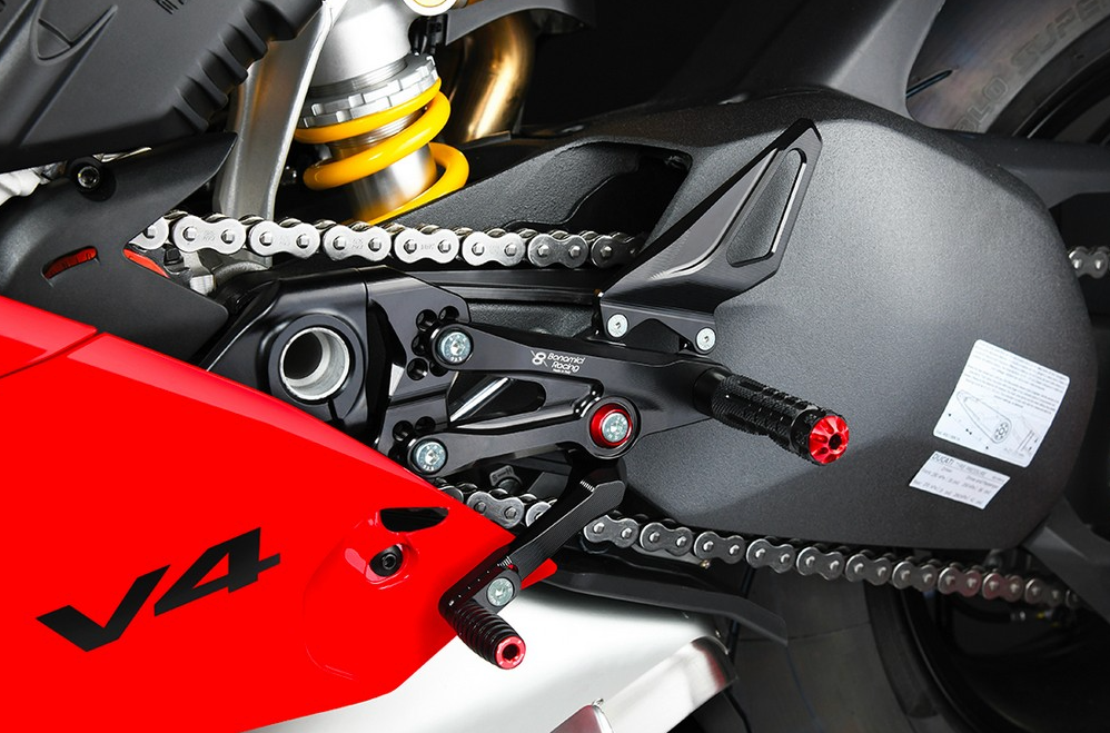 Bonamici Adjustable Rearsets (Ducati Panigale V4/S/R/SP)