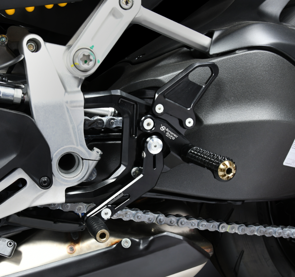 Bonamici Adjustable Rearsets (Ducati Streetfighter V2)