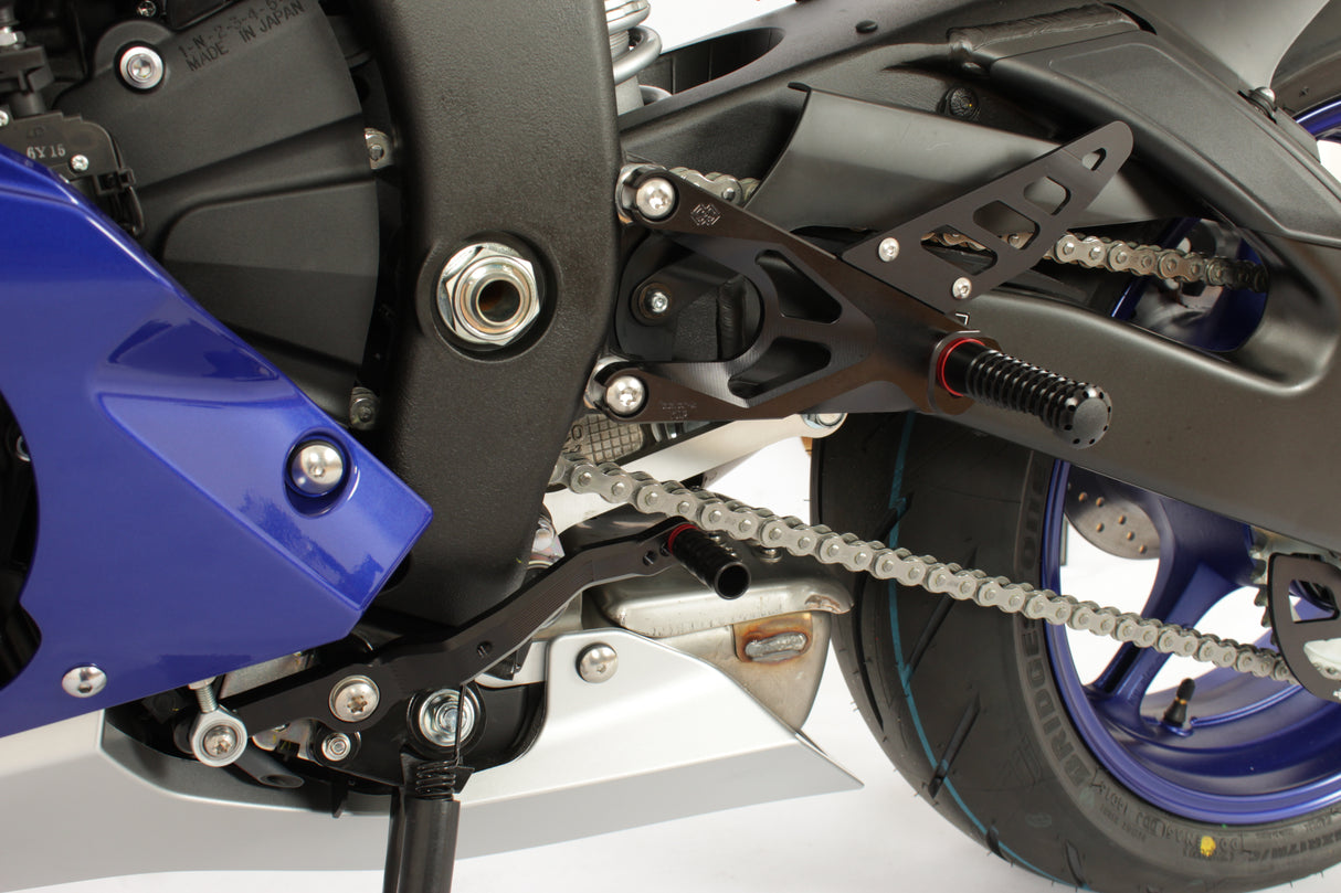 Gilles Tooling FXR Adjustable Rearsets (Yamaha R6)